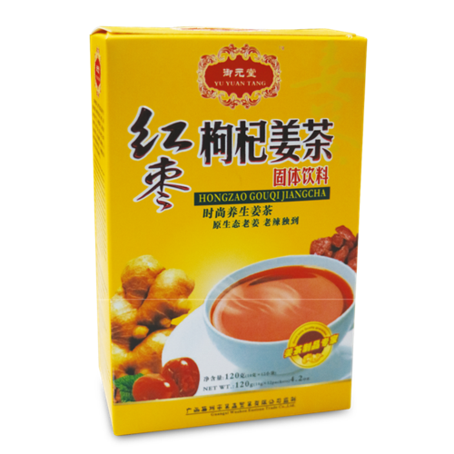 Yu Yuan Tang Red Date Wolfberry Ginger Tea 10g x 12 sachets【Buy 1 FREE 1, Exp Date: Sep 2022】