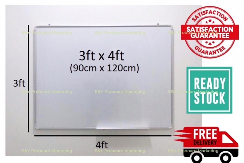 3x4 Magnetic White Board Size Whiteboard