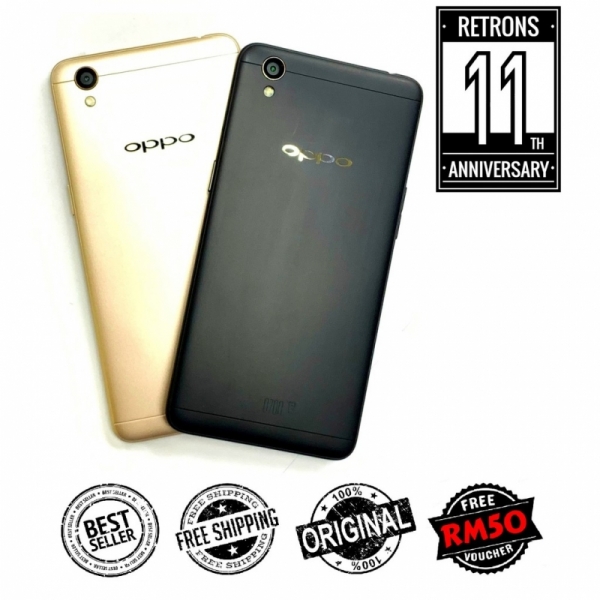 [CNY 2021] 🇲🇾 Original Oppo A37 16GB + 2GB RAM [1 Month Warranty] FREE Gift + RM50 Voucher [Refurbished]