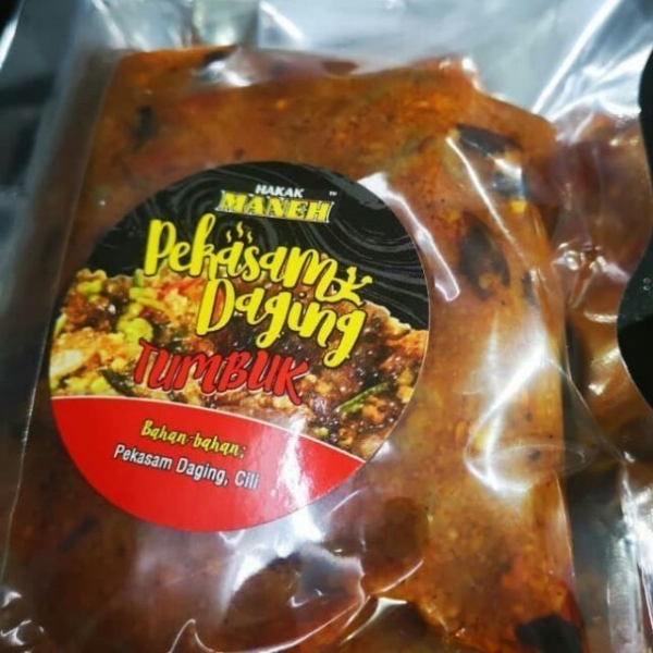 Ready to Eat Pekasam Daging Tumbuk Hakak Maneh | Ready to Eat | Koyak Plastik Terus Makan
