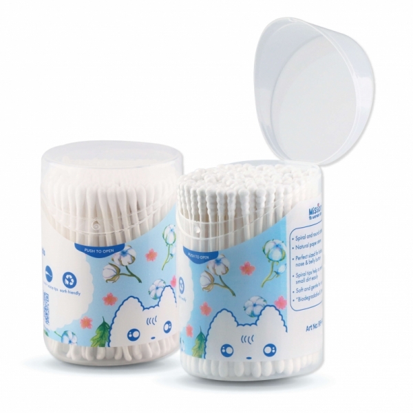 FIFFY TWIN PACK MINI COTTON BUD (400s x 2 DRUMS)