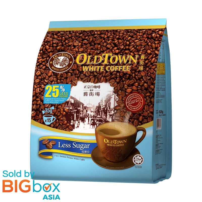 OLDTOWN White Coffee 3in1 525gg (35g x 15s) - Less Sugar