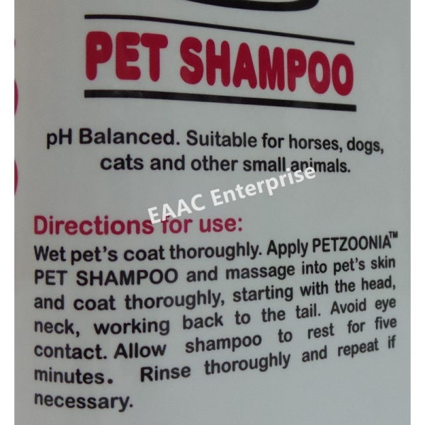 PETZOONIA General Purpose Grooming Shampoo 300ml Dogs Cats Syampu CAMELIA