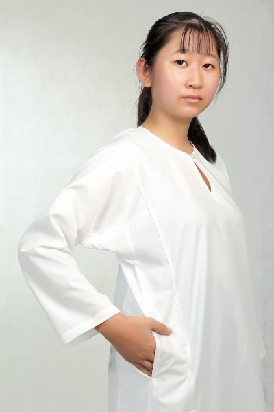 V3 Premium School Uniforms_Secondary Girls Baju Kurung_SUPER WHITE
