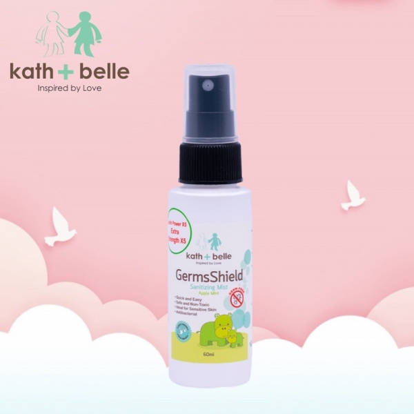 Kath + Belle Germs Shield Hand Sanitizing Mist - Apple Mint