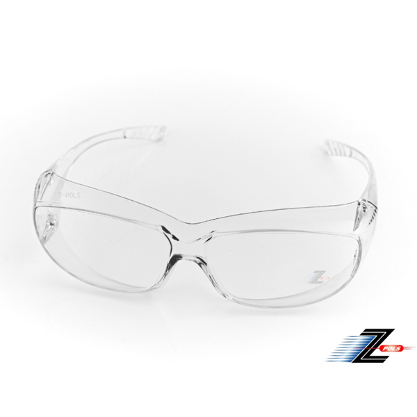 (z-pols)[Z-POLS] Fully transparent PC explosion-proof safety lens with anti-UV400 windproof glasses C2