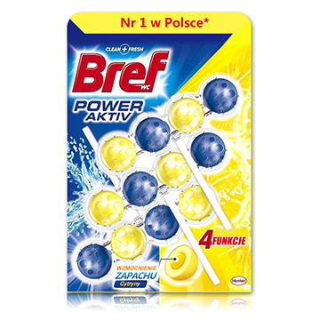 (Berf)Bref toilet aroma ball (lemon fragrance) 3 into the group 50g