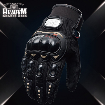 (pro-biker)[Product music. HeavyM】 Pro-Biker Heavy Duty Anti-skid Anti-Wrestling Riding Gloves (Black)