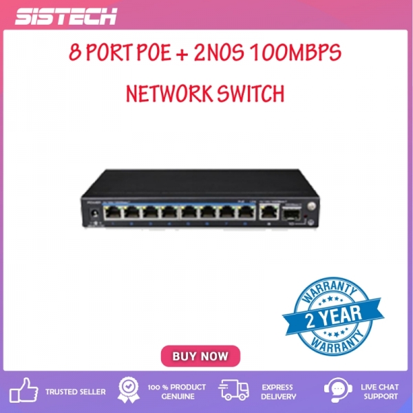 IES-108p-8-Port PoE Switch