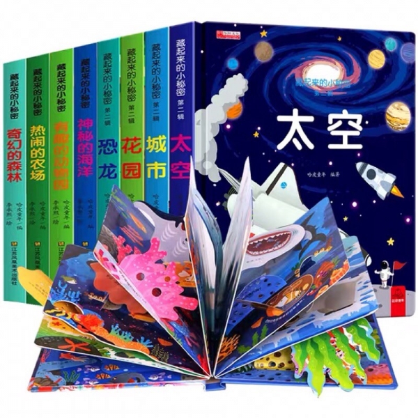The Space Board Book 科普立体书藏起来的小秘密 - 太空