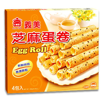 義美 芝麻蛋卷180G