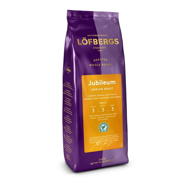 瑞典Lofbergs皇家咖啡豆Jubileum(中烘焙)(雨林聯盟)400g