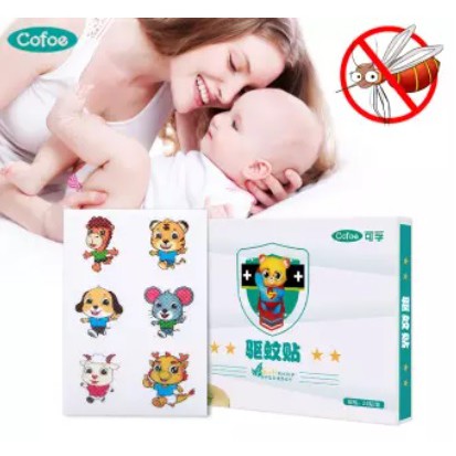 Cofoe 24 Stickers Cartoon Anti-mosquito Sticker Insect Mosquito Repellent Patches