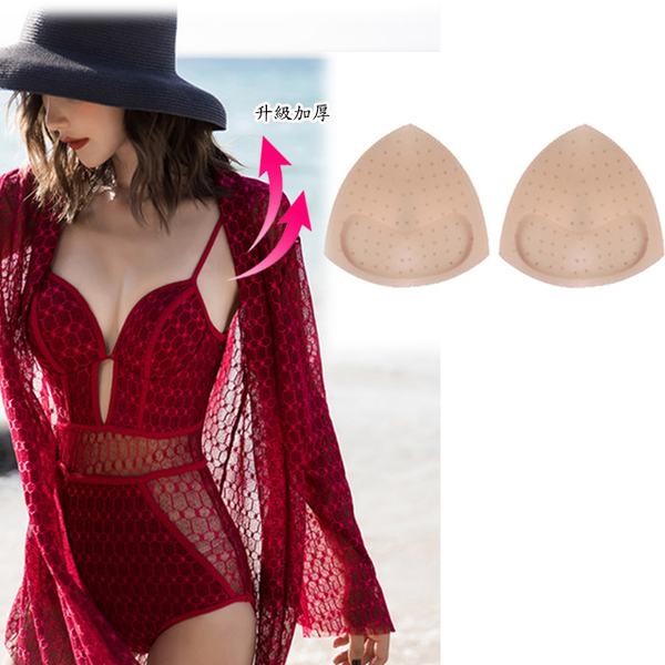 (biki)Bikini, Ying light chest pad triangle breathable swimsuit underwear thickened chest pad