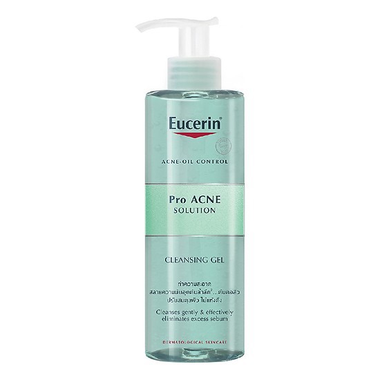 Eucerin Pro Acne Solution Cleansing Gel 400ML 88982/ 200ML 88970