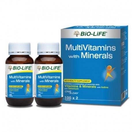 Bio-Life / BioLife Multivitamins with Mineral (100s) [Twin Pack] EXP 08/2022