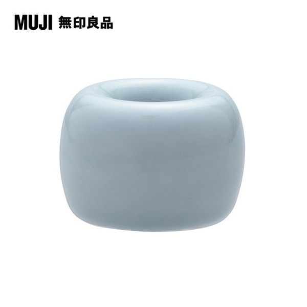 [] MUJI MUJI white porcelain toothbrush holder / expended 1 / blue