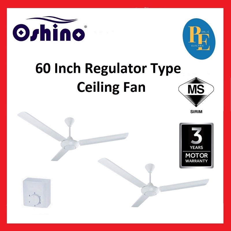 (1Box/2Units) Oshino Fan Regulator Type Ceiling Fan 60” - OCF-8008