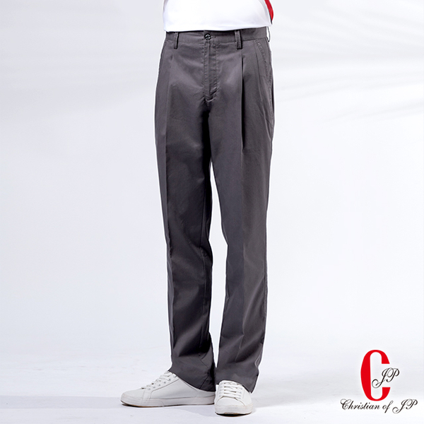 (JYIPIN)Christian quality men's all-match discount casual trousers_grey (HS805-2)