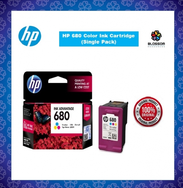 HP 680 Tri-Color Ink Cartridge