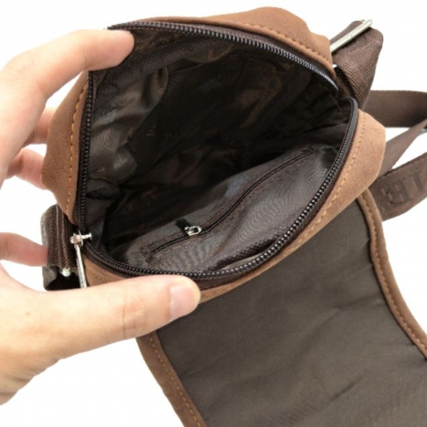 [Top Quality] Original Polo Louie Men Classy Leather Small Messenger Bag Trending Travel Sling Bag Crossbody Bag