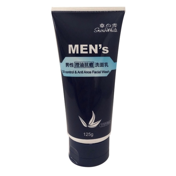 "Snow" Men Oil Control Acne Cleanser 125g- Eucalyptus essential oil