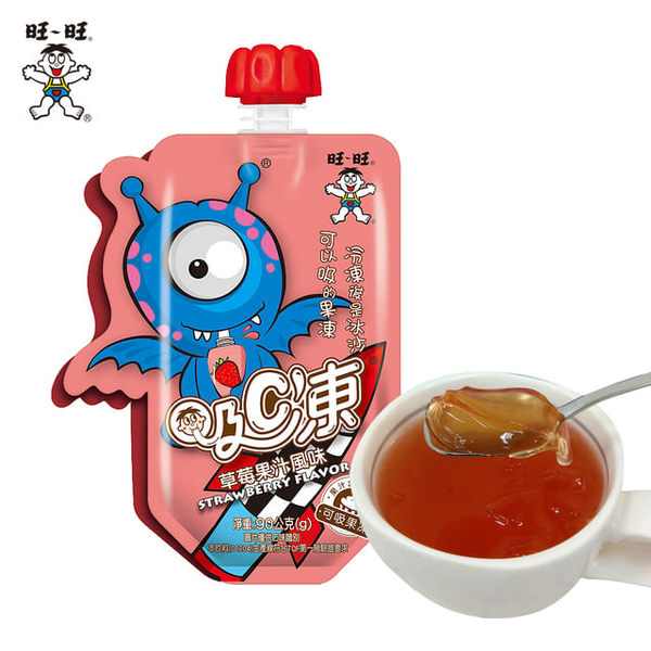 【Wangwang】C-sucking jelly (strawberry juice flavor)-90gX6 packs/box