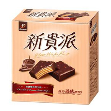 77 新貴派巧克力-花生口味(18入)