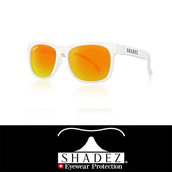 [Switzerland SHADEZ] Top polarized sunglasses, white frame, fog gold 3-7 years old SHZ414