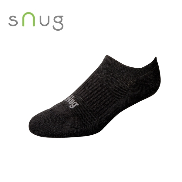 (sNug)[SNug Foot Care] Sports Boat Socks-Black