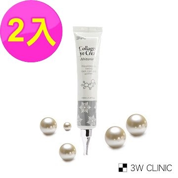 [Korea 3W CLINIC] Collagen Whitening Eye Cream 40mlx2 included