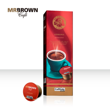【MR.BROWN 伯朗】義式咖啡膠囊-衣索比亞(8g*10顆/盒)