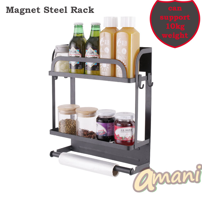 Hitto Magnetic Rack Organizer Shelf for Refrigerator Fridge