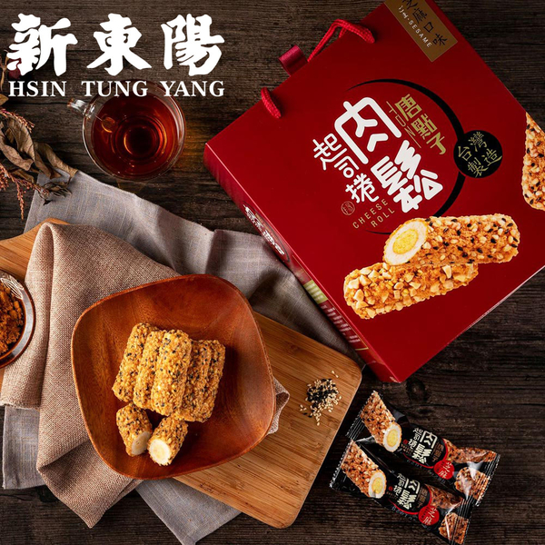 [Xin Dongyang] Meat Floss Cheese Roll Gift Box-Sesame