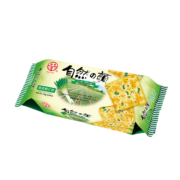 【Zhongxiang】Natural Vegetable Soda Crackers (120g)