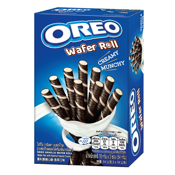 OREO 奧利奧捲心酥 香草口味54g/盒