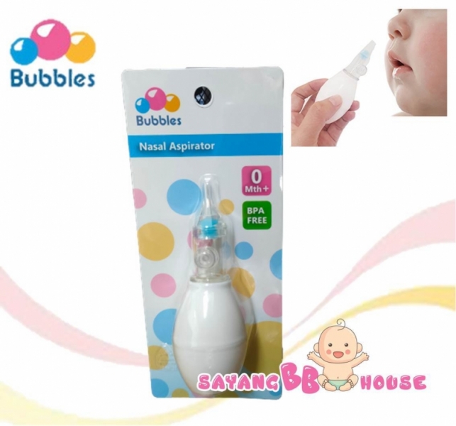 Bubbles Baby Nasal Aspirator 0 + months BPA FREE