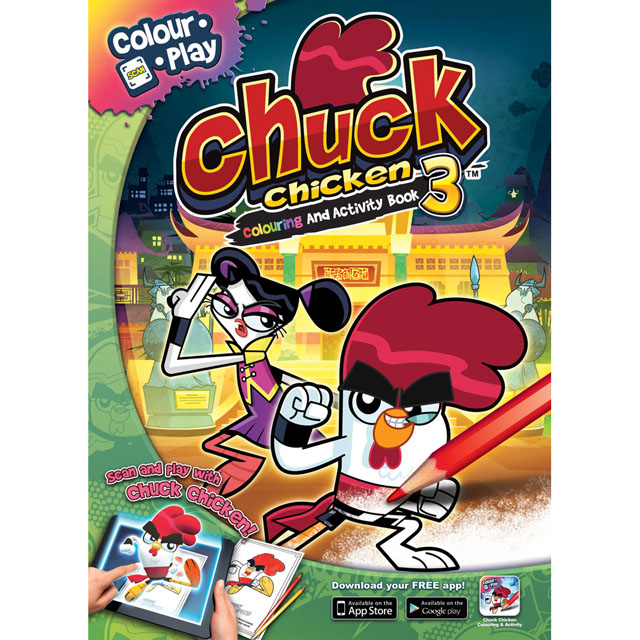 CHUCK CHICKEN - Colouring & Activity Book 3
