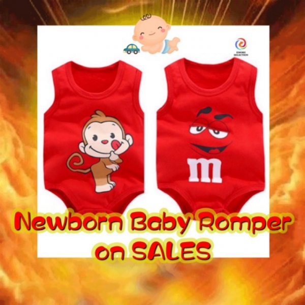 [READY STOCK] Newborn baby romper Baby Jumpsuit Baju Bayi