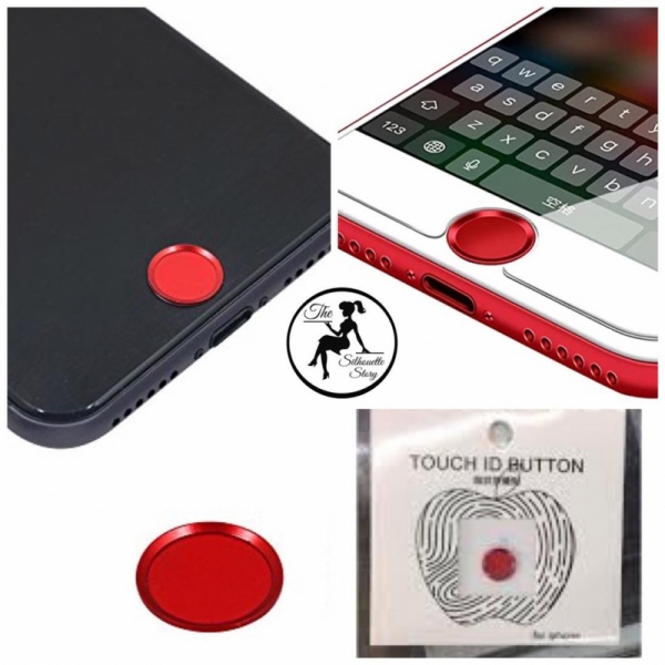 Red Touch ID Button for Iphone