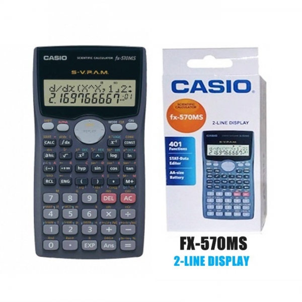 Casio Scientific Calculator FX-570MS New Model with 401 Functions(OEM)