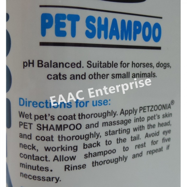 PETZOONIA General Purpose Grooming Shampoo 300ml Dogs Cats Syampu RUSTICA