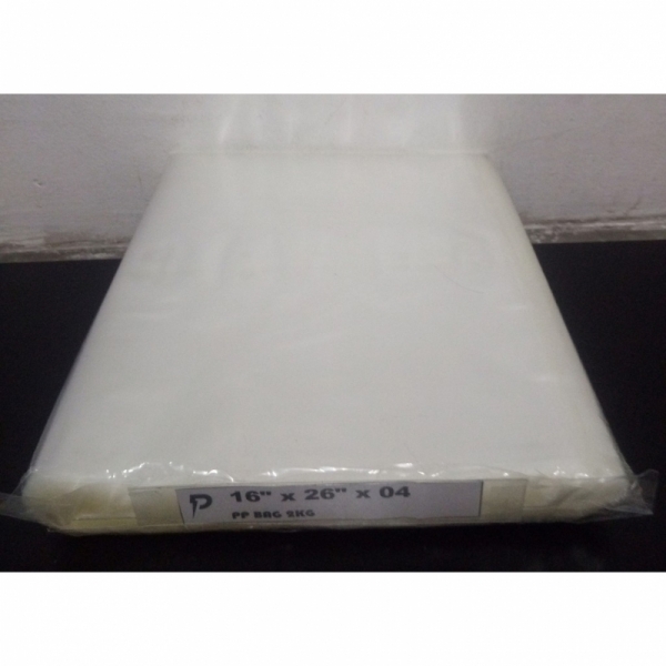 Plastic Bag Transparent PP 04 / 16 x 26 inch Clear PP 04 (0.04mm) Plastic Bag / Thin PP Bag / Jenis Nipis / Beg Plastik