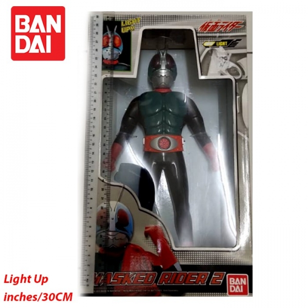 Bandai 12 inches Light Up Kamen rider ! Masked Rider 2 Figure (30CM)