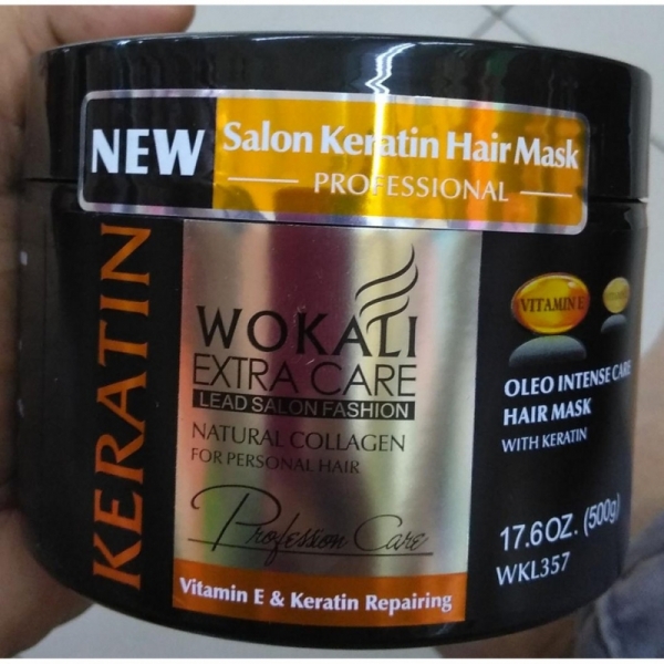 Wokali Extra Care Natural Collagen For Personal Hair Mask 500 g