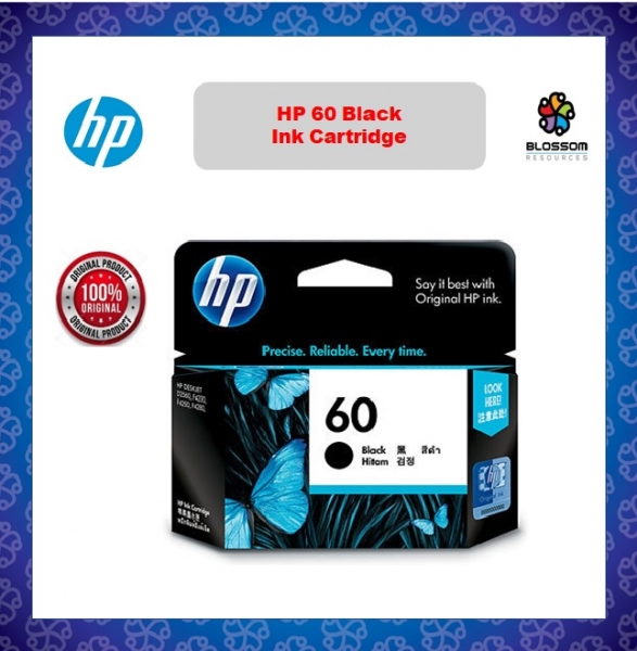 HP 60 Black Original Ink Cartridge