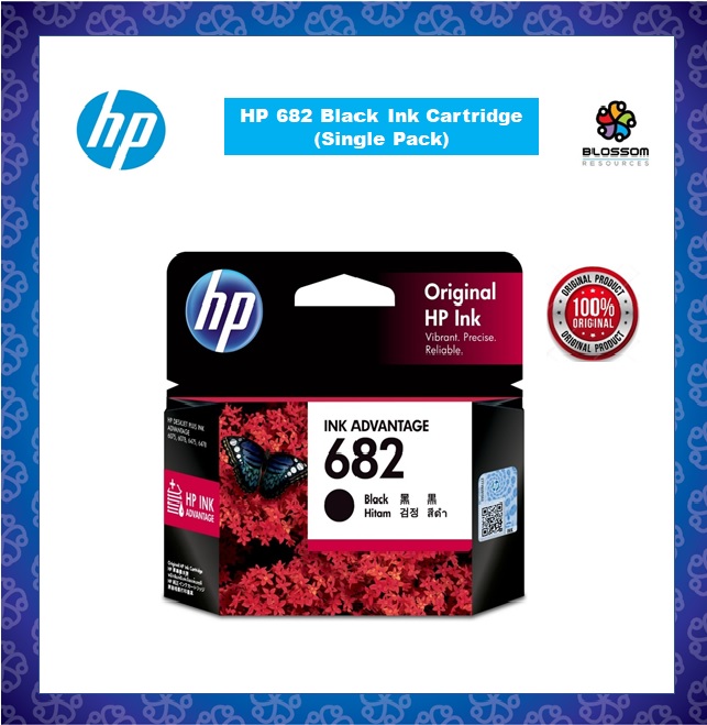 HP 682 Black Original Ink Cartridge