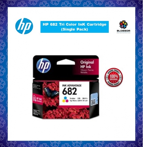 HP 682 Tri-color Ink Cartridge