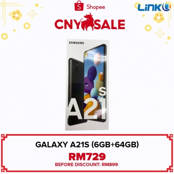 Samsung Galaxy A21s (6GB RAM + 64GB ROM) Smartphone - Original 1 Year Warranty by Samsung Malaysia