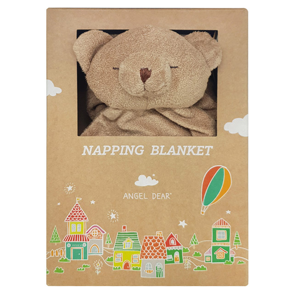 (angel dear)United States Angel Dear Baby Soothing Blanket Gift Box (Brown Bear)